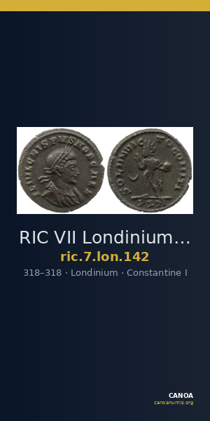 RIC VII Londinium 142 — CANOA