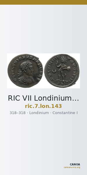 RIC VII Londinium 143 — CANOA