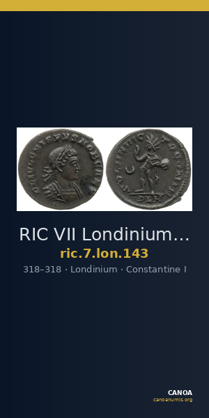 RIC VII Londinium 143 — CANOA