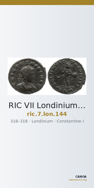 RIC VII Londinium 144 — CANOA