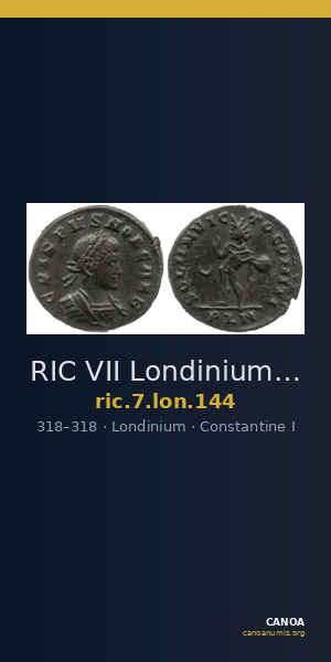 RIC VII Londinium 144 — CANOA