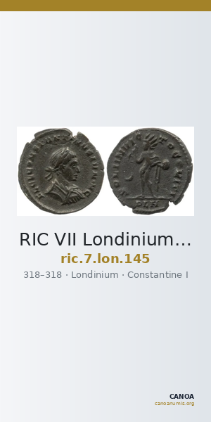 RIC VII Londinium 145 — CANOA