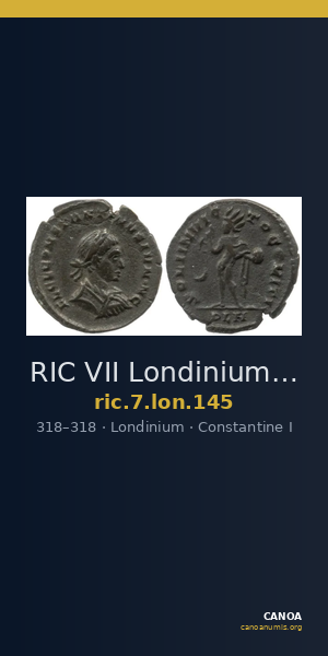 RIC VII Londinium 145 — CANOA