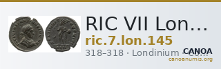 RIC VII Londinium 145 — CANOA