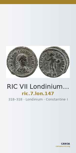 RIC VII Londinium 147 — CANOA