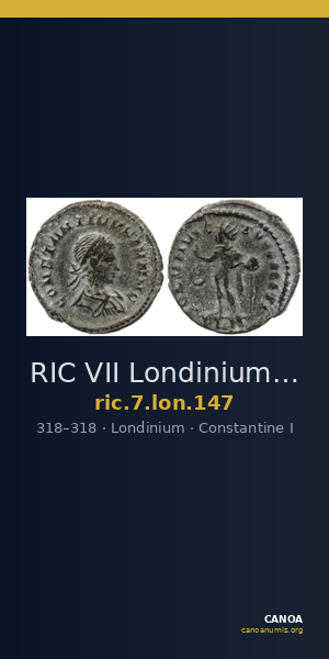 RIC VII Londinium 147 — CANOA
