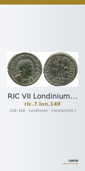 RIC VII Londinium 149 — CANOA