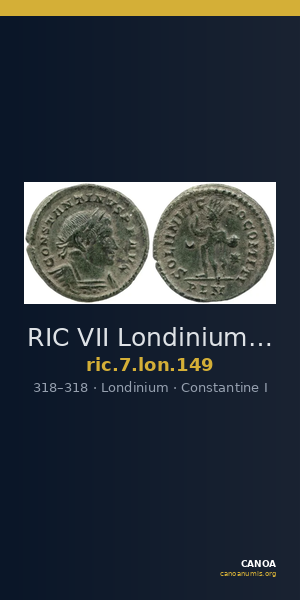 RIC VII Londinium 149 — CANOA