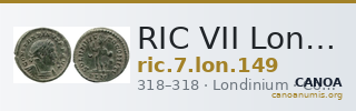 RIC VII Londinium 149 — CANOA