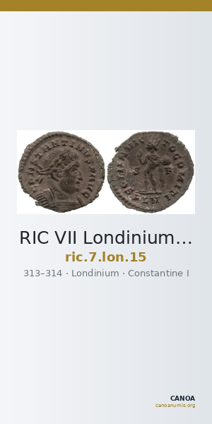 RIC VII Londinium 15 — CANOA
