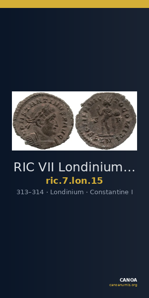 RIC VII Londinium 15 — CANOA