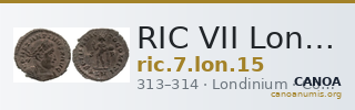 RIC VII Londinium 15 — CANOA