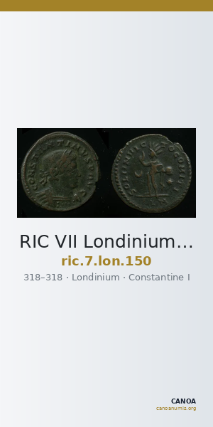 RIC VII Londinium 150 — CANOA