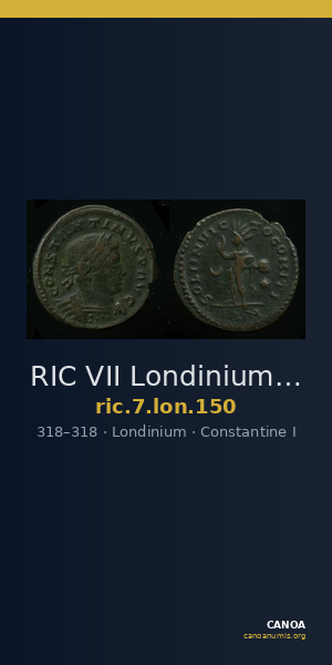 RIC VII Londinium 150 — CANOA
