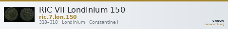 RIC VII Londinium 150 — CANOA