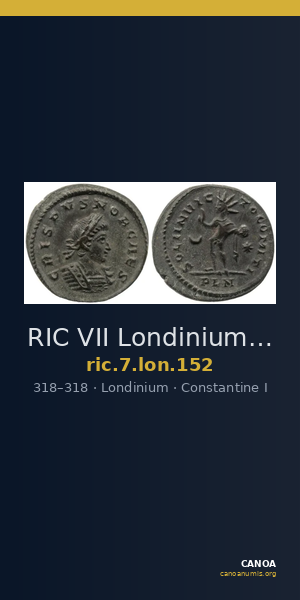 RIC VII Londinium 152 — CANOA