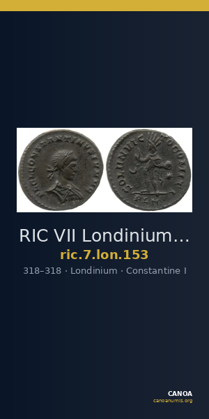 RIC VII Londinium 153 — CANOA