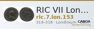 RIC VII Londinium 153 — CANOA