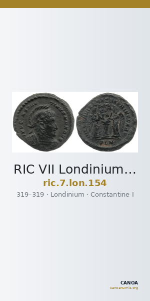 RIC VII Londinium 154 — CANOA