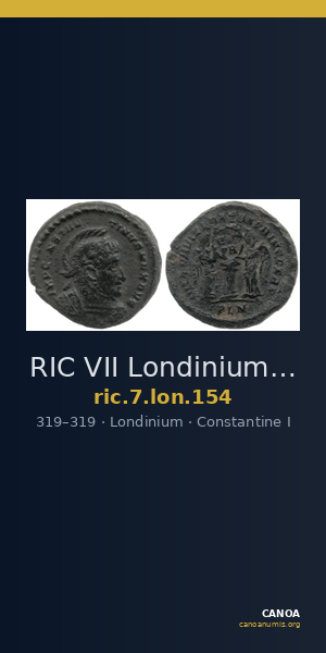 RIC VII Londinium 154 — CANOA