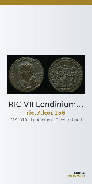 RIC VII Londinium 156 — CANOA