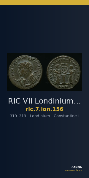 RIC VII Londinium 156 — CANOA