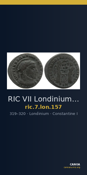 RIC VII Londinium 157 — CANOA