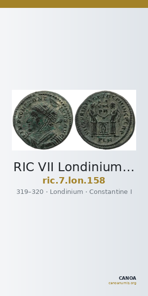 RIC VII Londinium 158 — CANOA