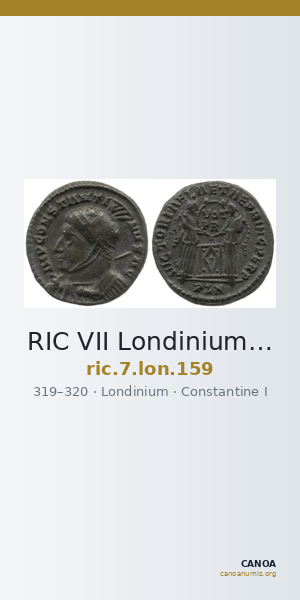 RIC VII Londinium 159 — CANOA