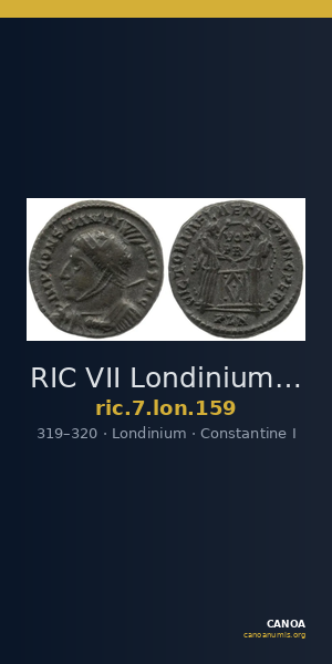 RIC VII Londinium 159 — CANOA