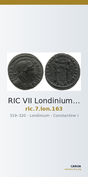 RIC VII Londinium 163 — CANOA