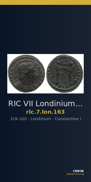 RIC VII Londinium 163 — CANOA