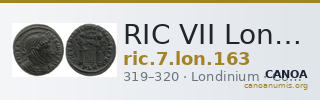 RIC VII Londinium 163 — CANOA