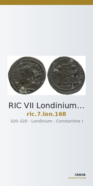 RIC VII Londinium 168 — CANOA