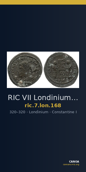 RIC VII Londinium 168 — CANOA