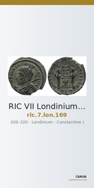 RIC VII Londinium 169 — CANOA