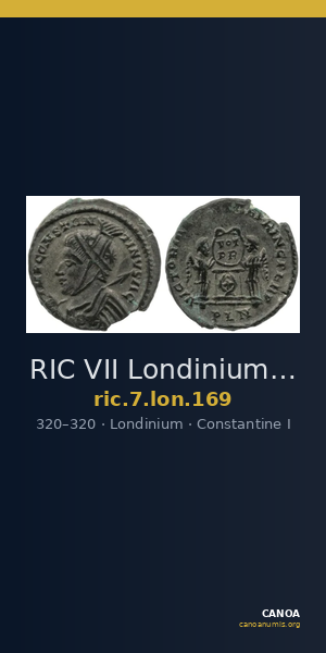 RIC VII Londinium 169 — CANOA