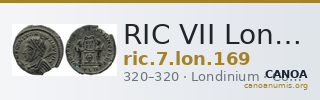RIC VII Londinium 169 — CANOA