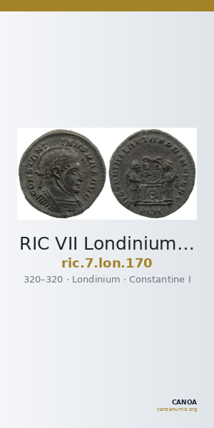 RIC VII Londinium 170 — CANOA