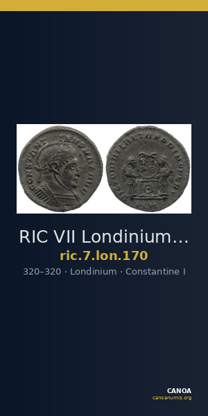 RIC VII Londinium 170 — CANOA