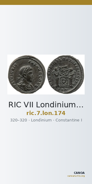 RIC VII Londinium 174 — CANOA