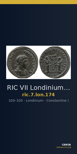 RIC VII Londinium 174 — CANOA