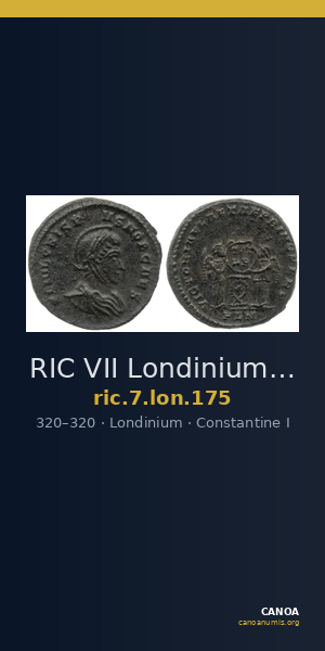 RIC VII Londinium 175 — CANOA