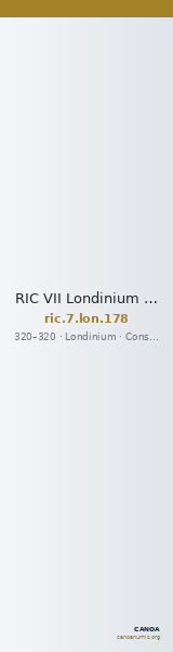 RIC VII Londinium 178 — CANOA