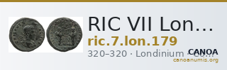 RIC VII Londinium 179 — CANOA