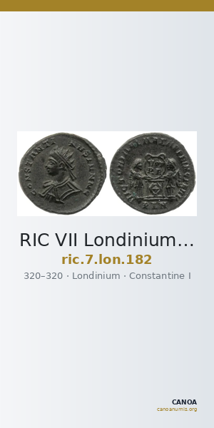 RIC VII Londinium 182 — CANOA