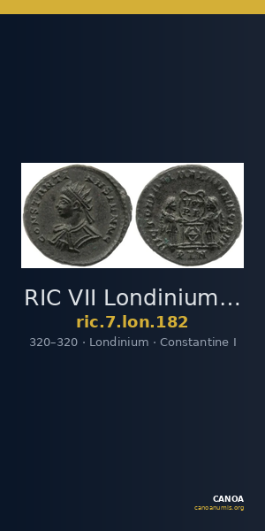 RIC VII Londinium 182 — CANOA