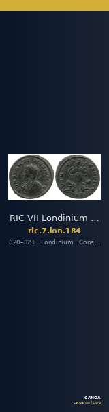 RIC VII Londinium 184 — CANOA