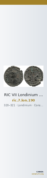 RIC VII Londinium 190 — CANOA