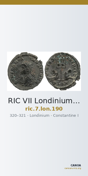 RIC VII Londinium 190 — CANOA